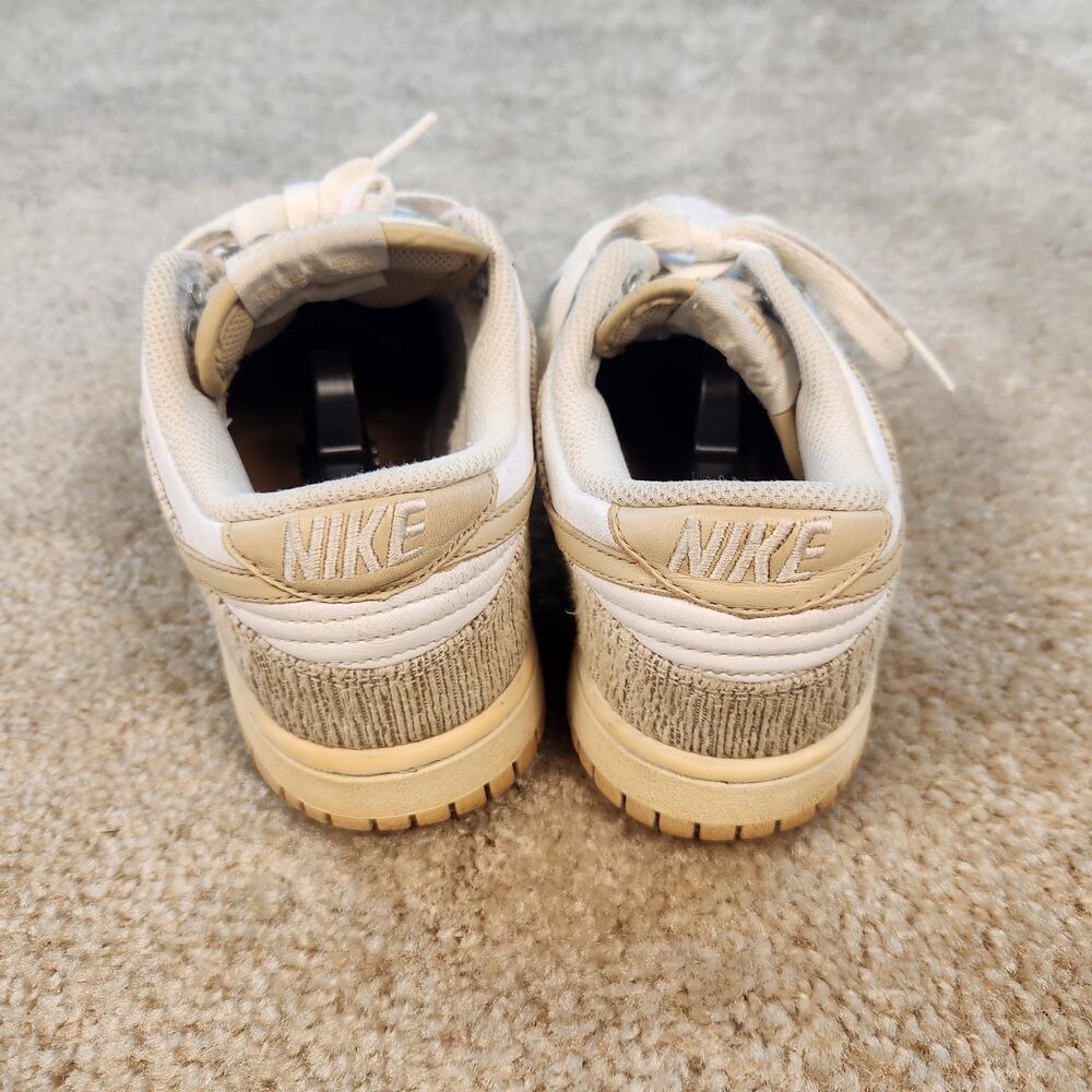 Vintage Nike Dunk Low Oatmeal Linen Womens Size 7 309324-221 - Picture 5 of 10